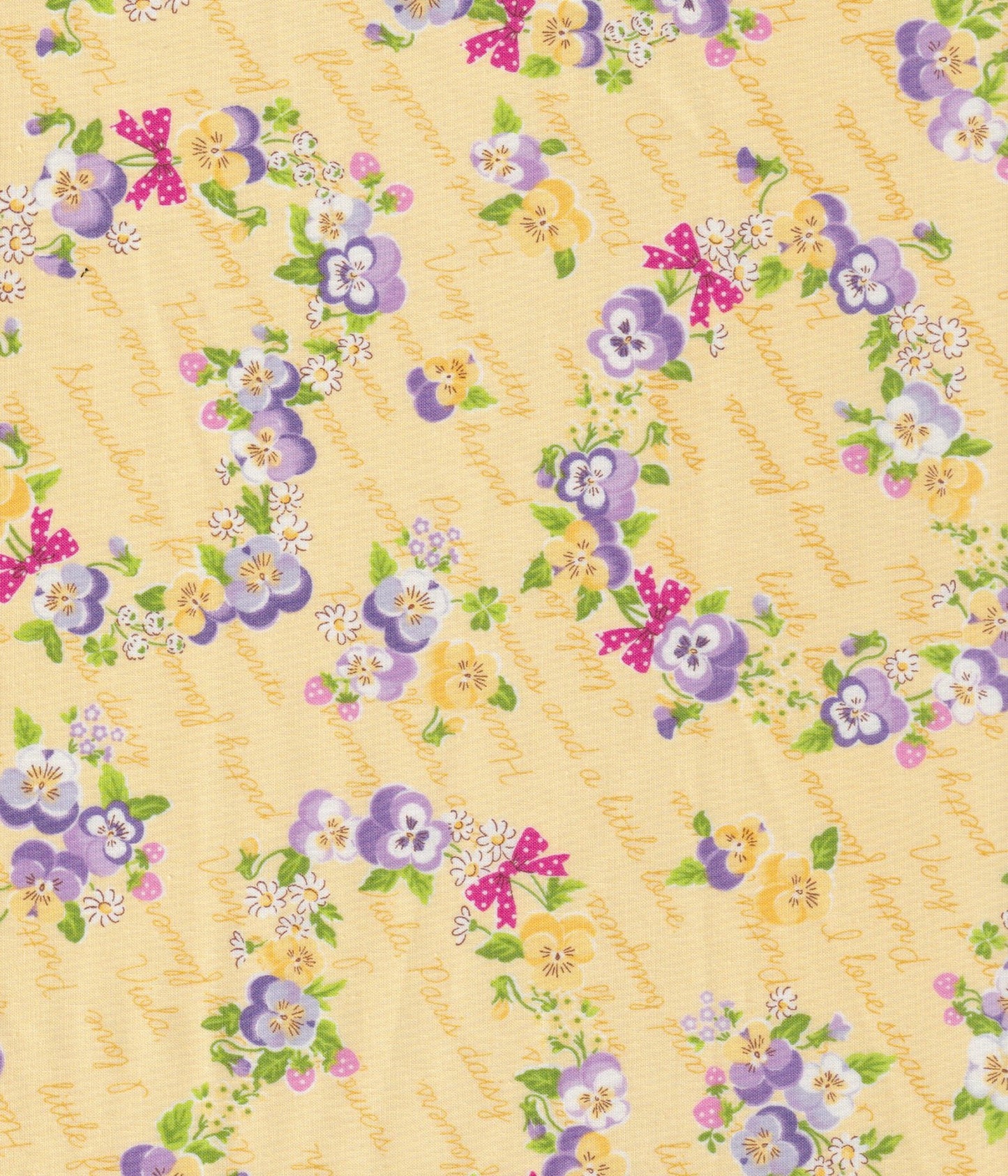 Viola Wreath -- Yellow