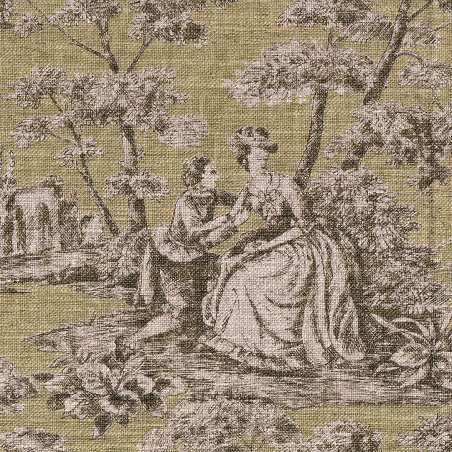 Coffession of Love -- Toile De Jouy (Green)