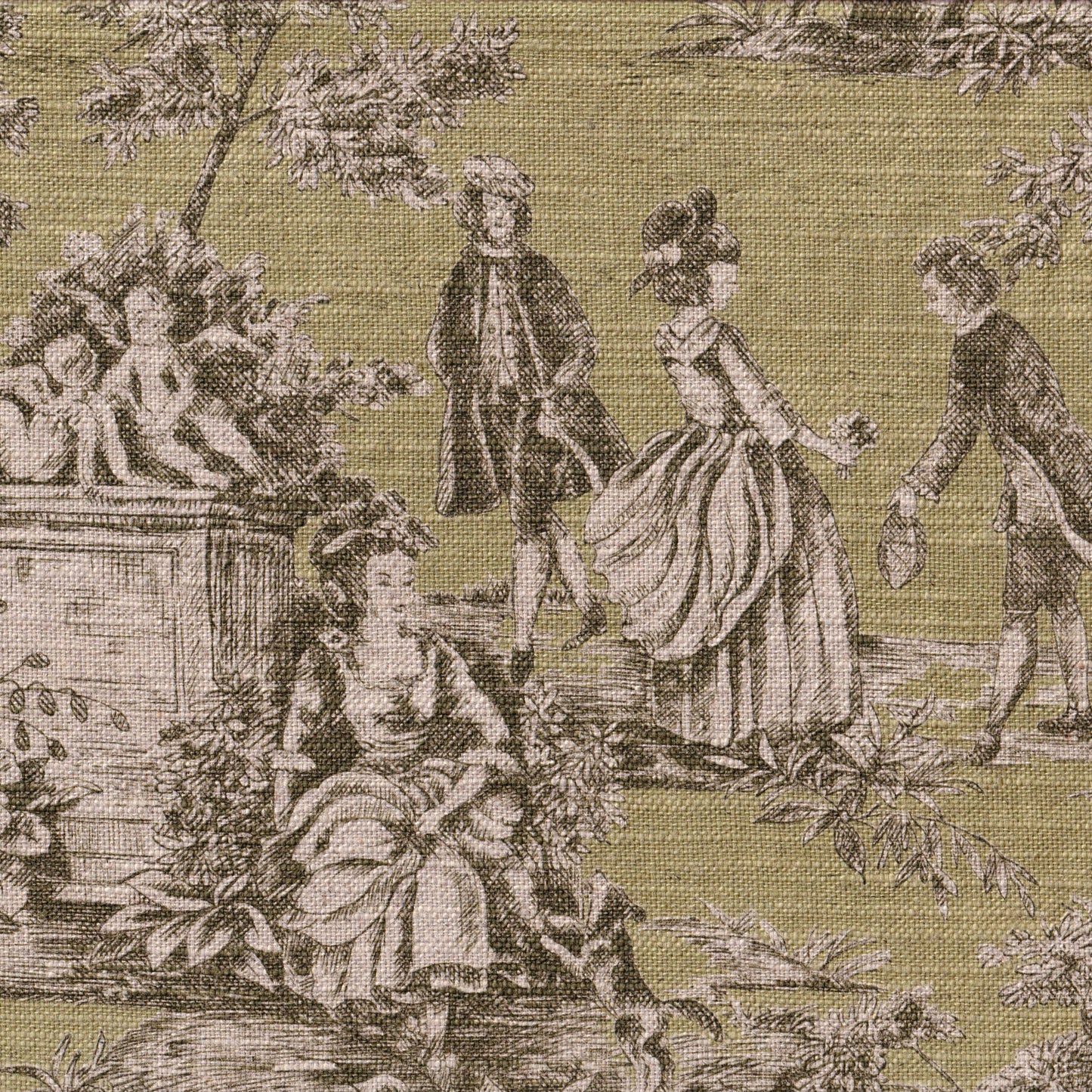 Coffession of Love -- Toile De Jouy (Green)