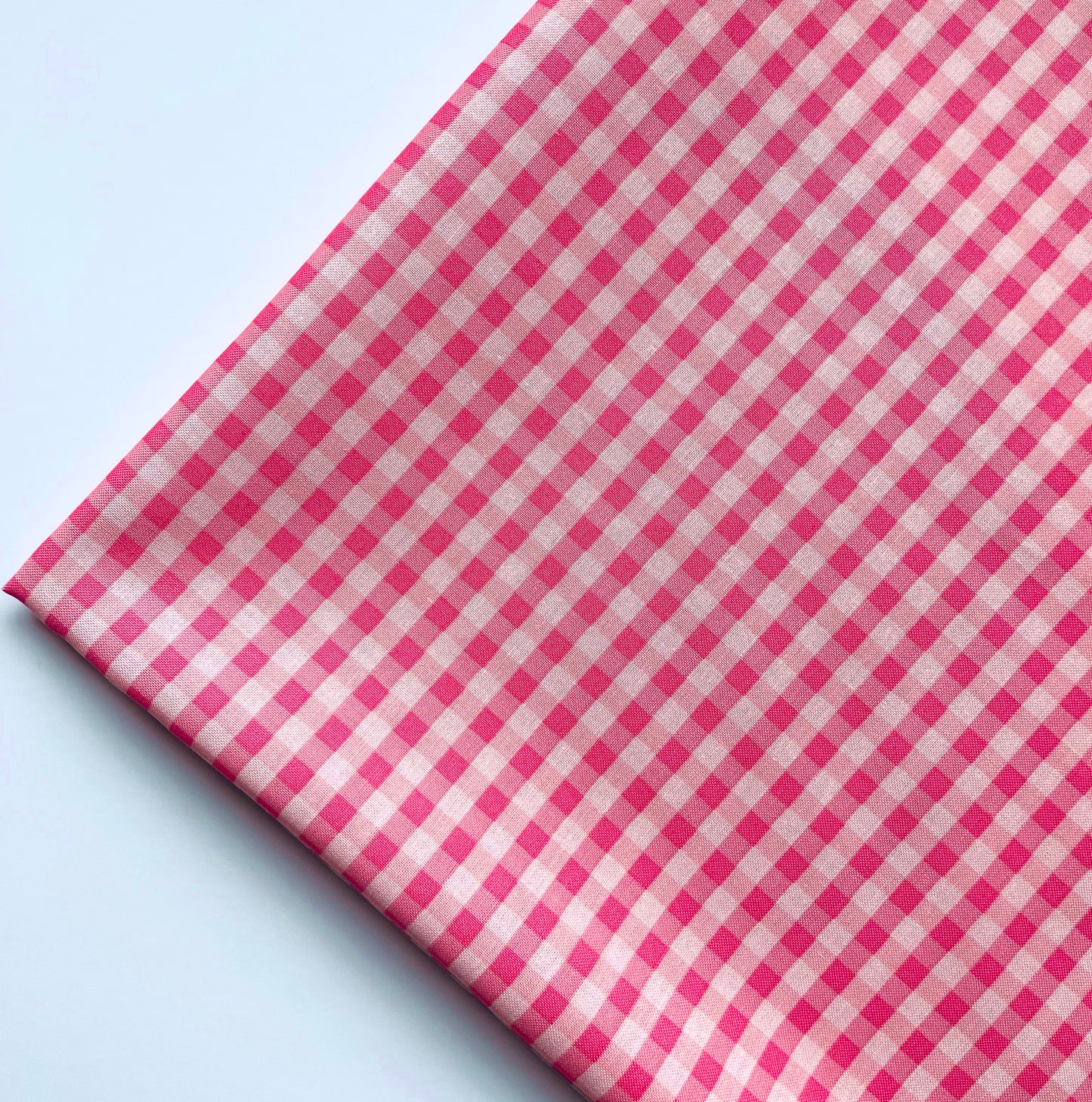 YUWA Basic Gingham - Strawberry Pink