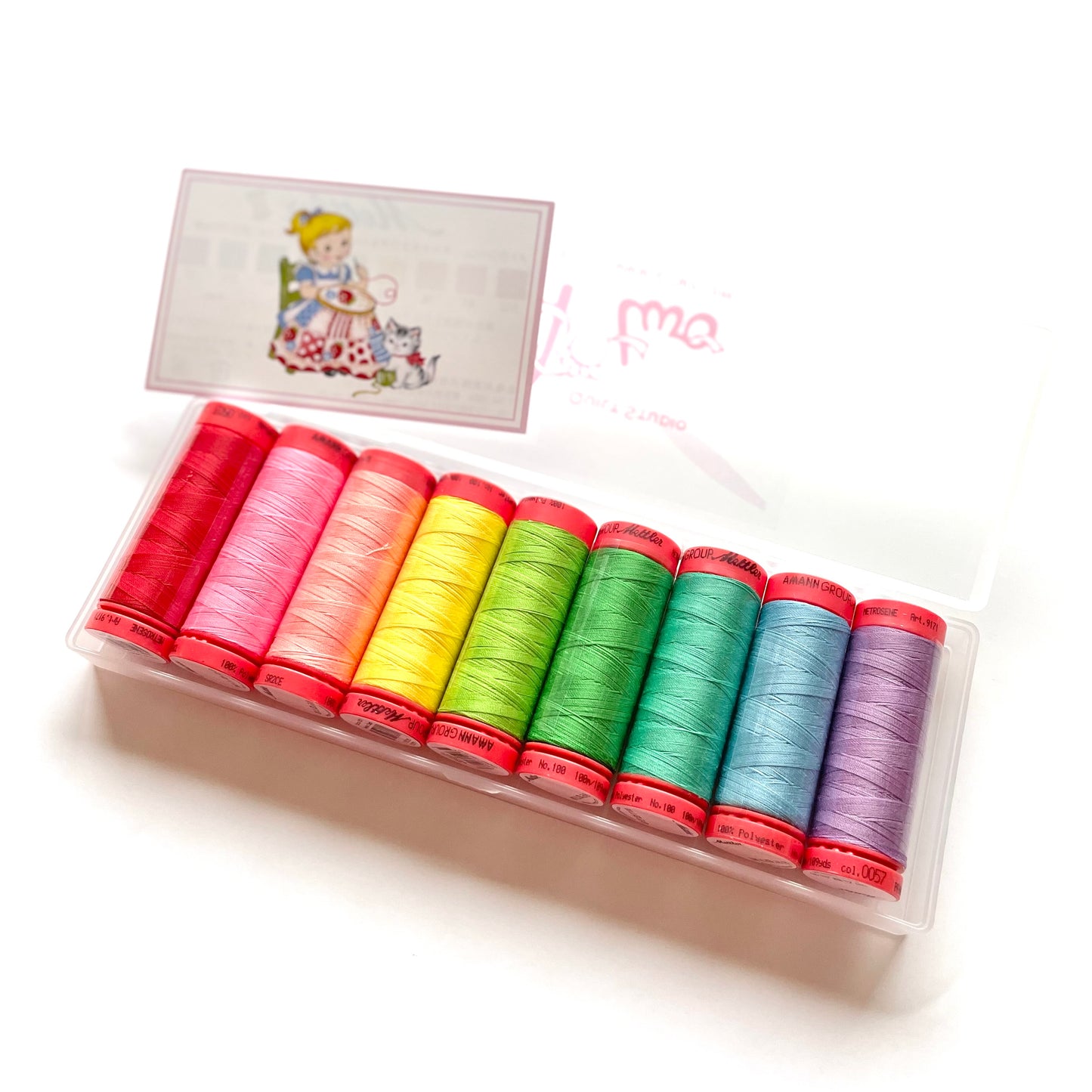 Atsuko Matsuyama's original thread set (9colours)