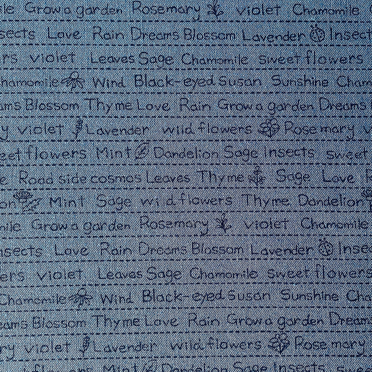 American Country 22-- Happy Text (blue)