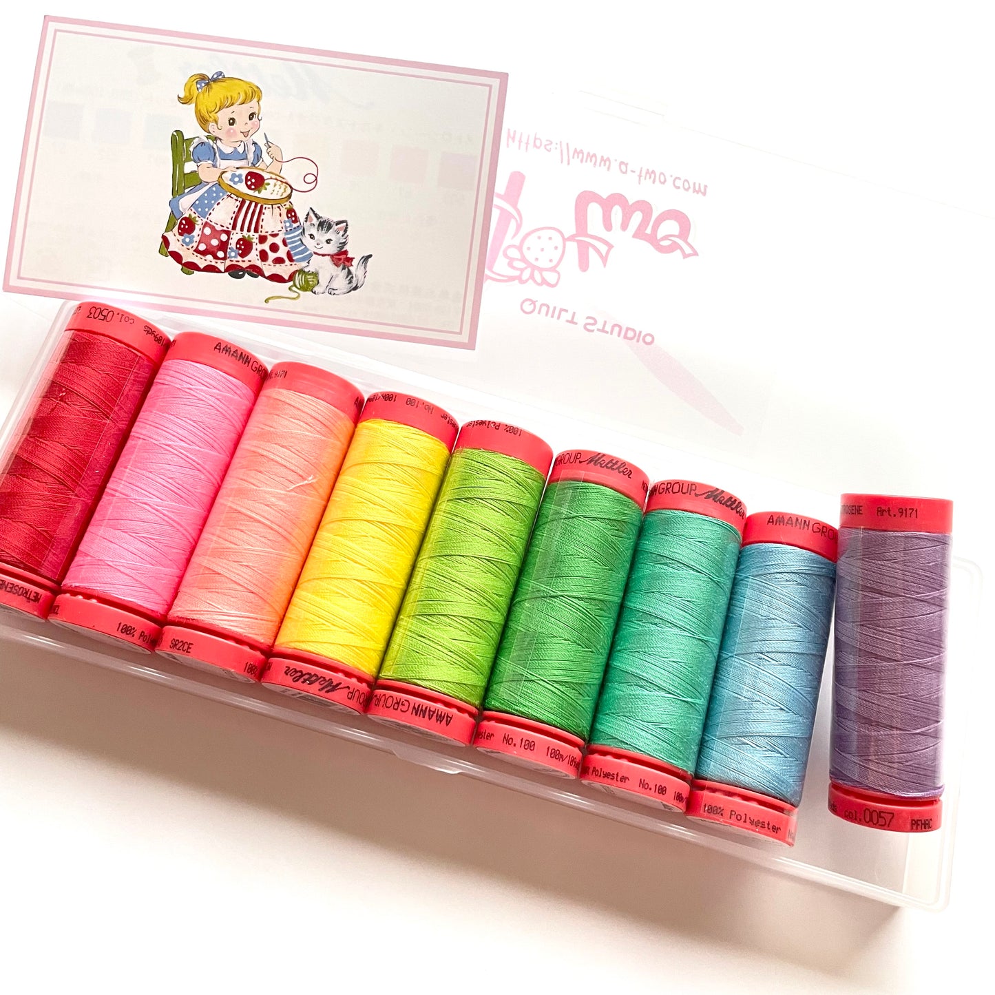 Atsuko Matsuyama's original thread set (9colours)