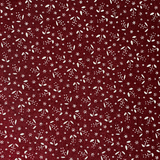 American Country 22-- Little Star Flowers (dark red)