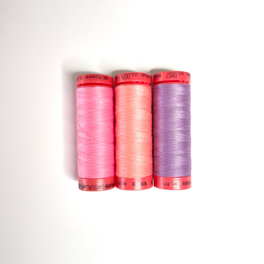 Atsuko Matsuyama's original thread set - pink/purple (3colours)