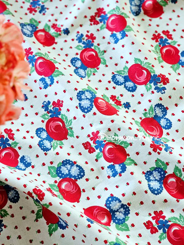 PRE ORDER - Feedsack by Momnson- Red Apples