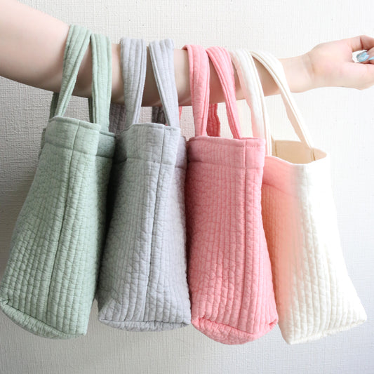 Quilted Fabric - Sky Blue (7mm) (extra wide)