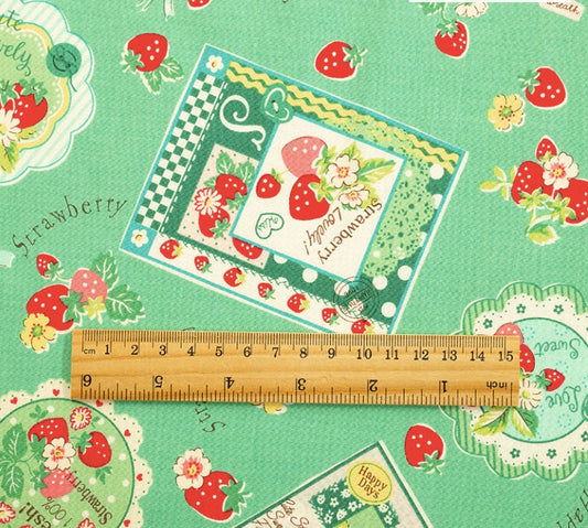 Atsuko Matsuyama - Strawberry Card (green)