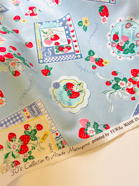 Atsuko Matsuyama - Strawberry Card (blue)