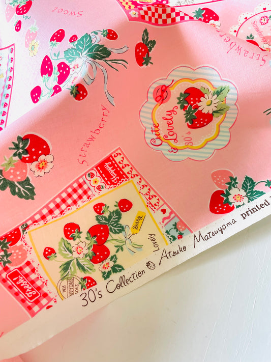 Atsuko Matsuyama - Strawberry Card (pink)