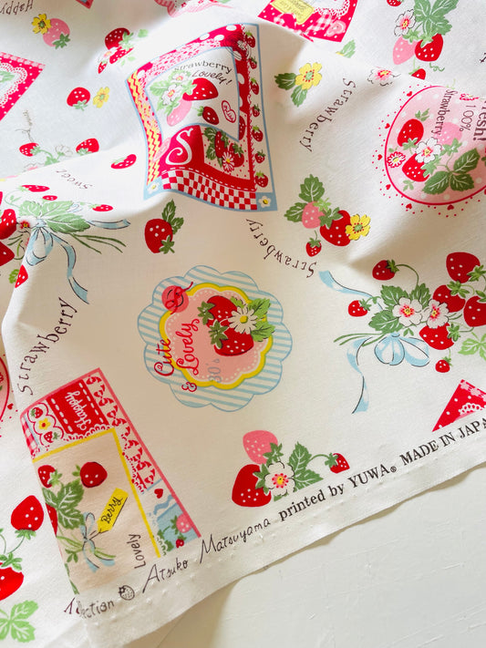 Atsuko Matsuyama - Strawberry Card (white)