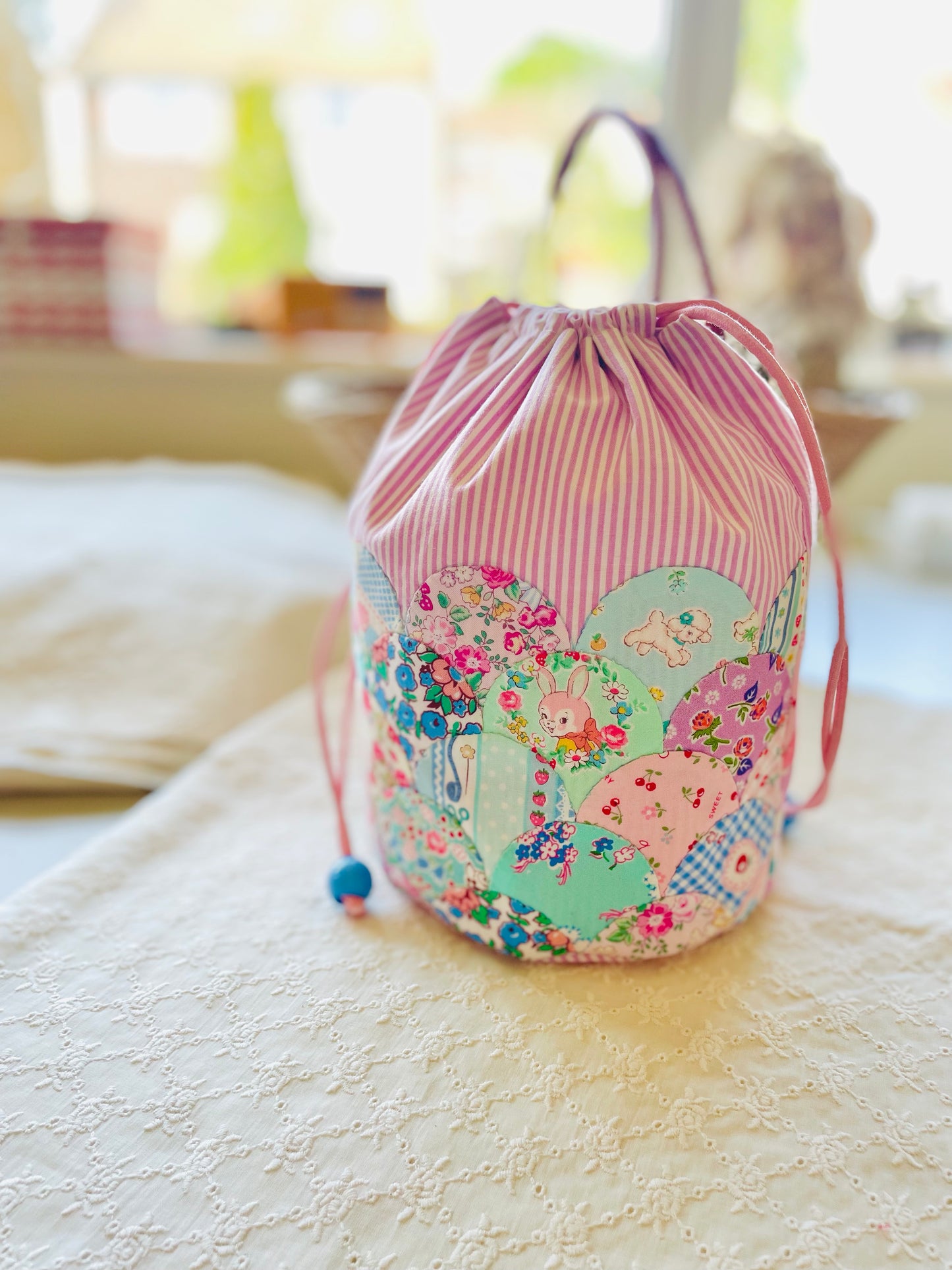 Sewing Pattern -- Alice Drawstring Bag (Printed Pattern)