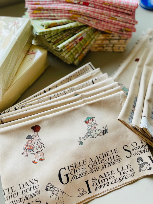 !! PRE - ORDER !! Alphabet (panel fabric 35cm x 110cm)