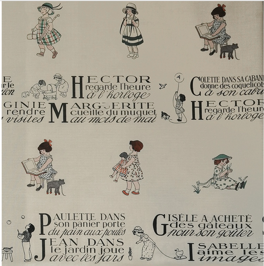 !! PRE ORDER !! Alphabet (panel fabric 35cm x 110cm)