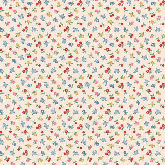 Bluebells and Buttercups - Cheery Bluebird Sky