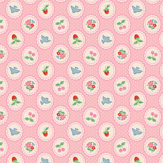 Bluebells and Buttercups - Chirp & Charm Pink
