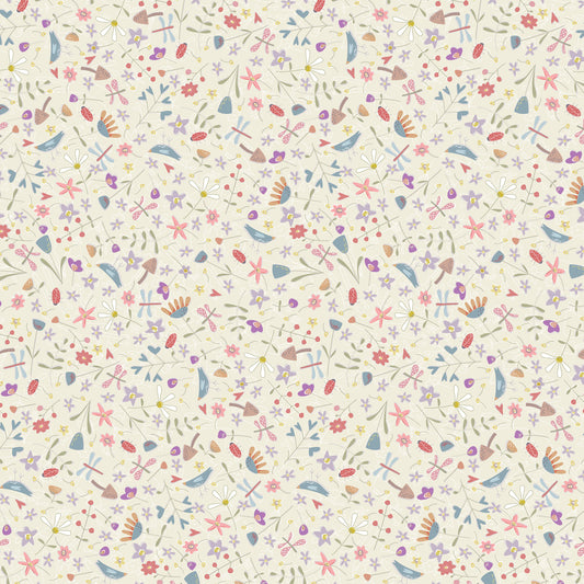 !! PRE ORDER !! Flower meadow - DV7422 (cream)