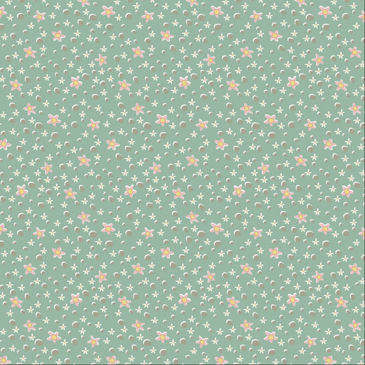 !! PRE ORDER !! Little flowers - DV7429 (turquoise)