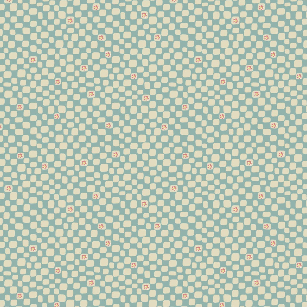 !! PRE ORDER !! Pebble square - DV7432 (turquoise/cream)