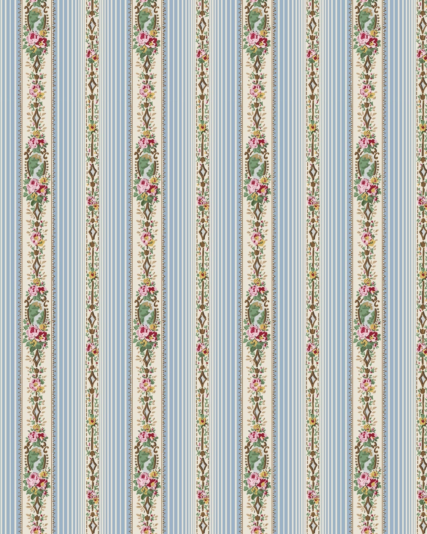 !! PRE - ORDER! ! Heritage Garden - Petal Cascade (blue)  DV7506