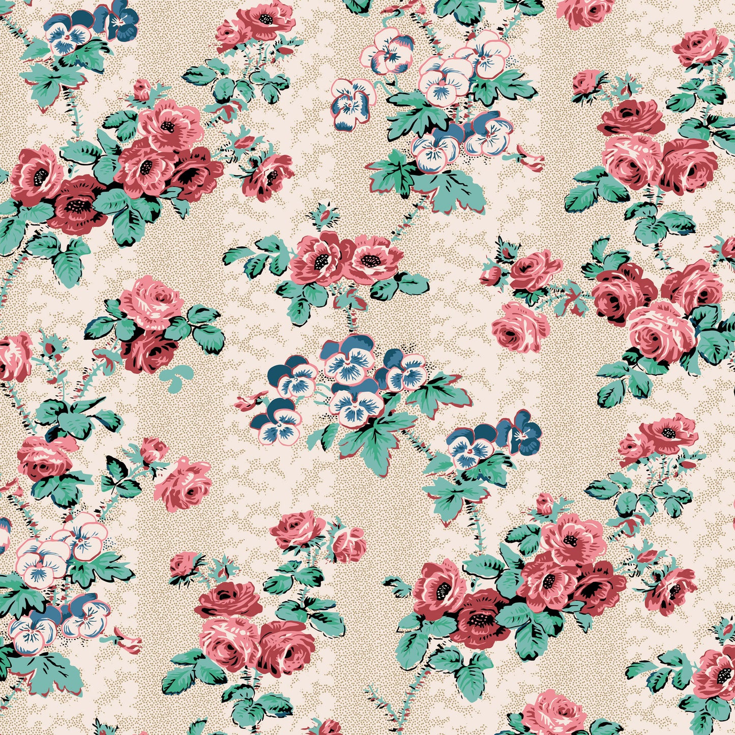 Elephant and Castle - Castle Floral  (DV7700)