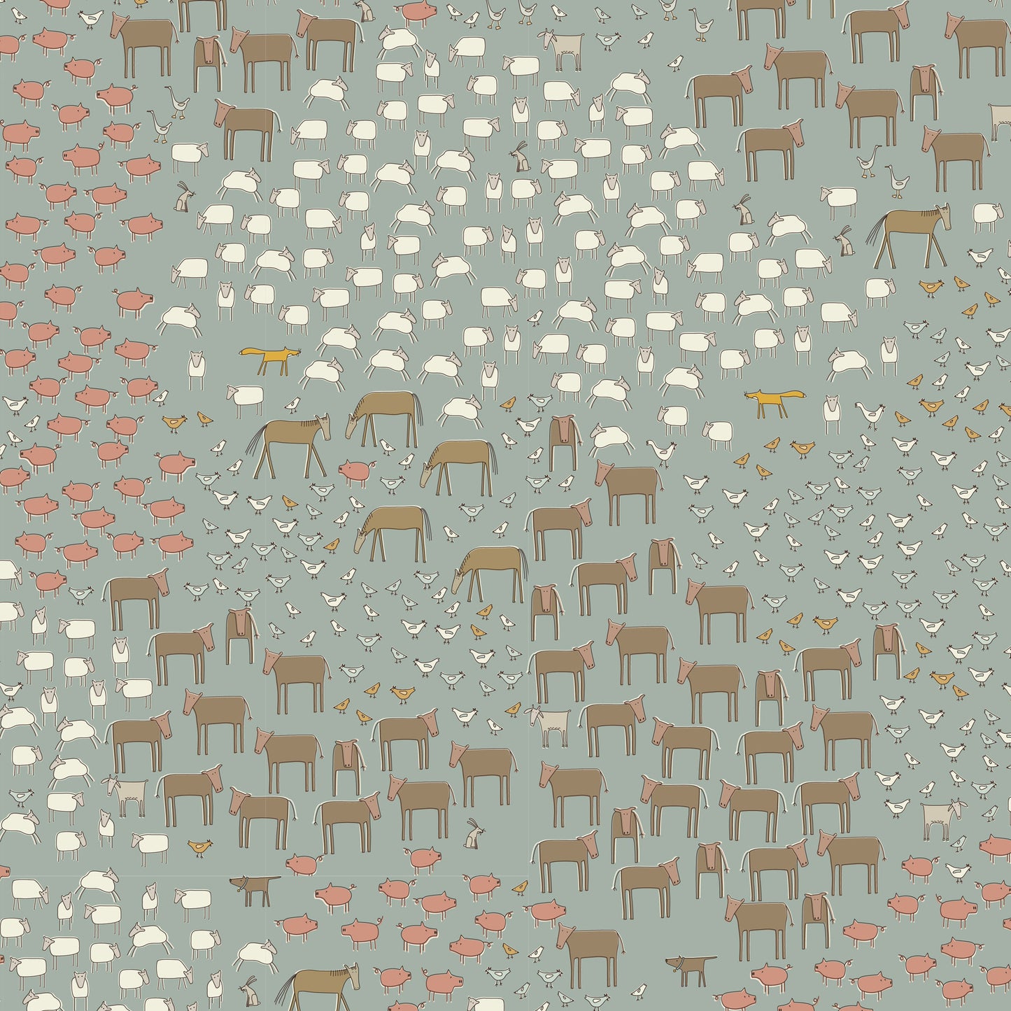 Appleby Farm -- Animals DV7734 (light blue)