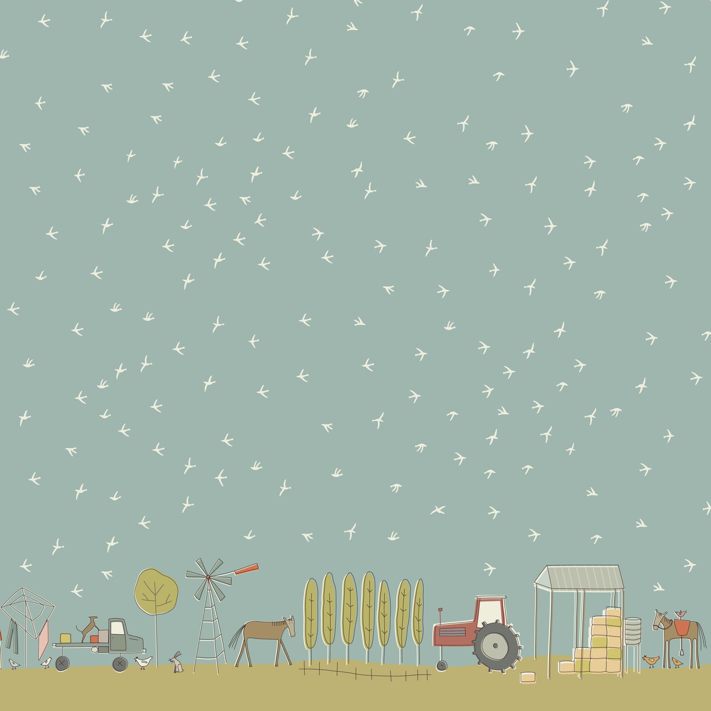 Appleby Farm -- Animals DV7736 (light blue)