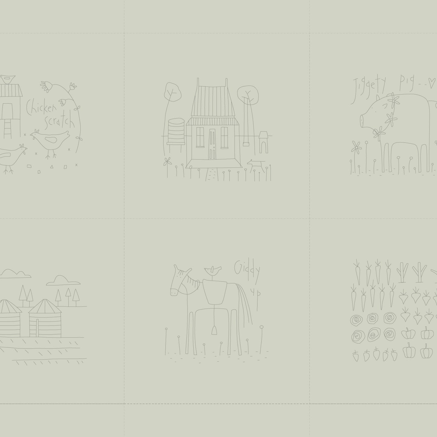 Appleby Farm -- Linen Stitchery DV7751 (blue)