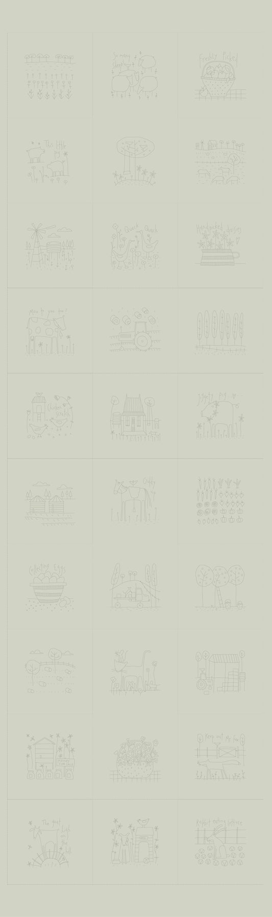 Appleby Farm -- Linen Stitchery DV7751 (blue)