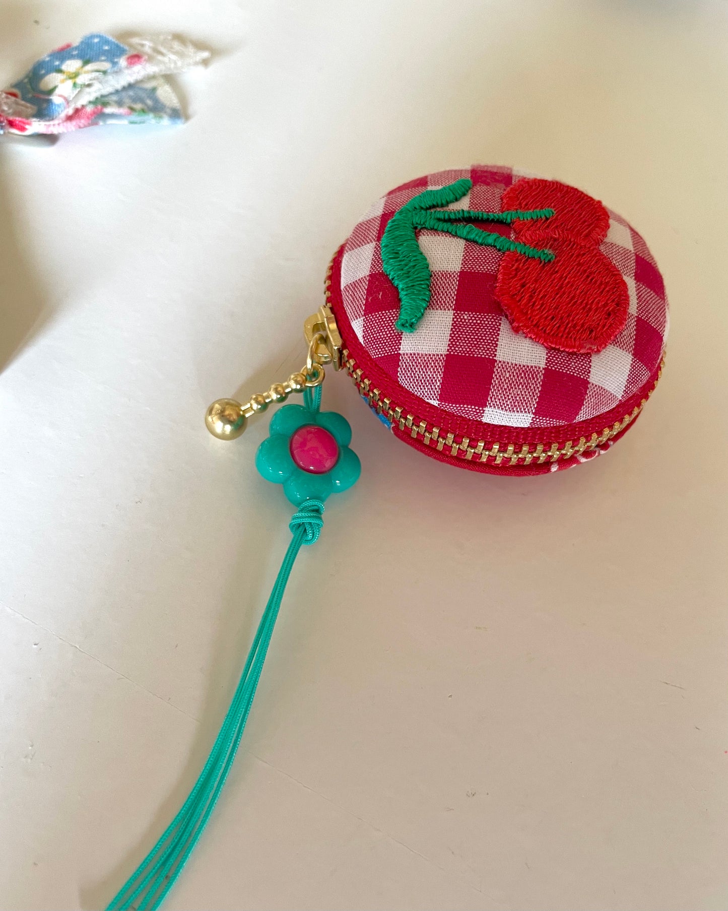 Sewing Kit - Mini Macaron Purse (delicious Cherry)