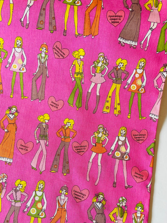 70s Design - Fashion Girl (pink)