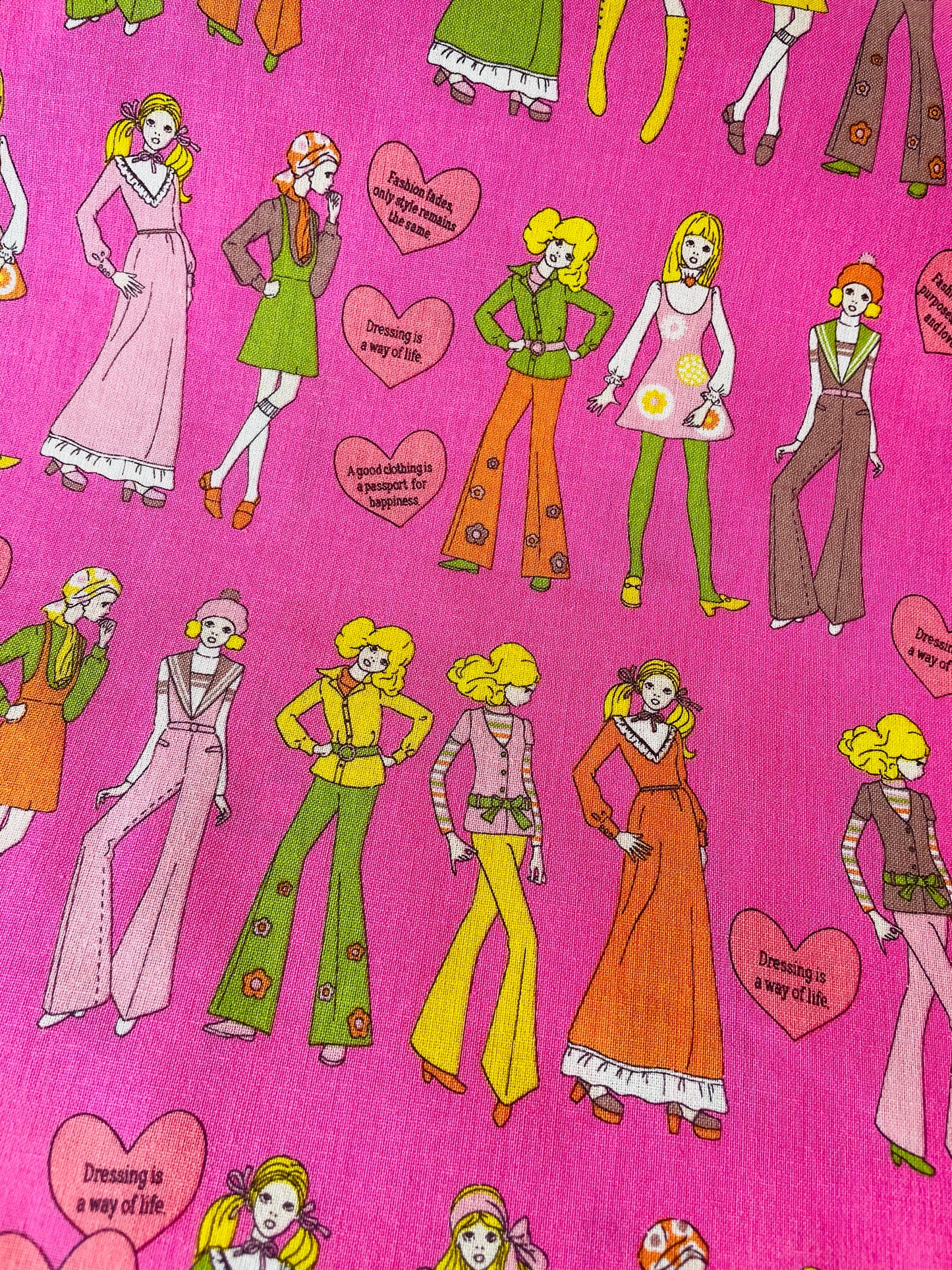 70s Design - Fashion Girl (pink)