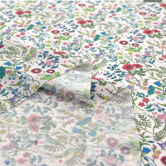 !! PRE Order! ! Liberty Japan & Hello Kitty - flower meadow (white)