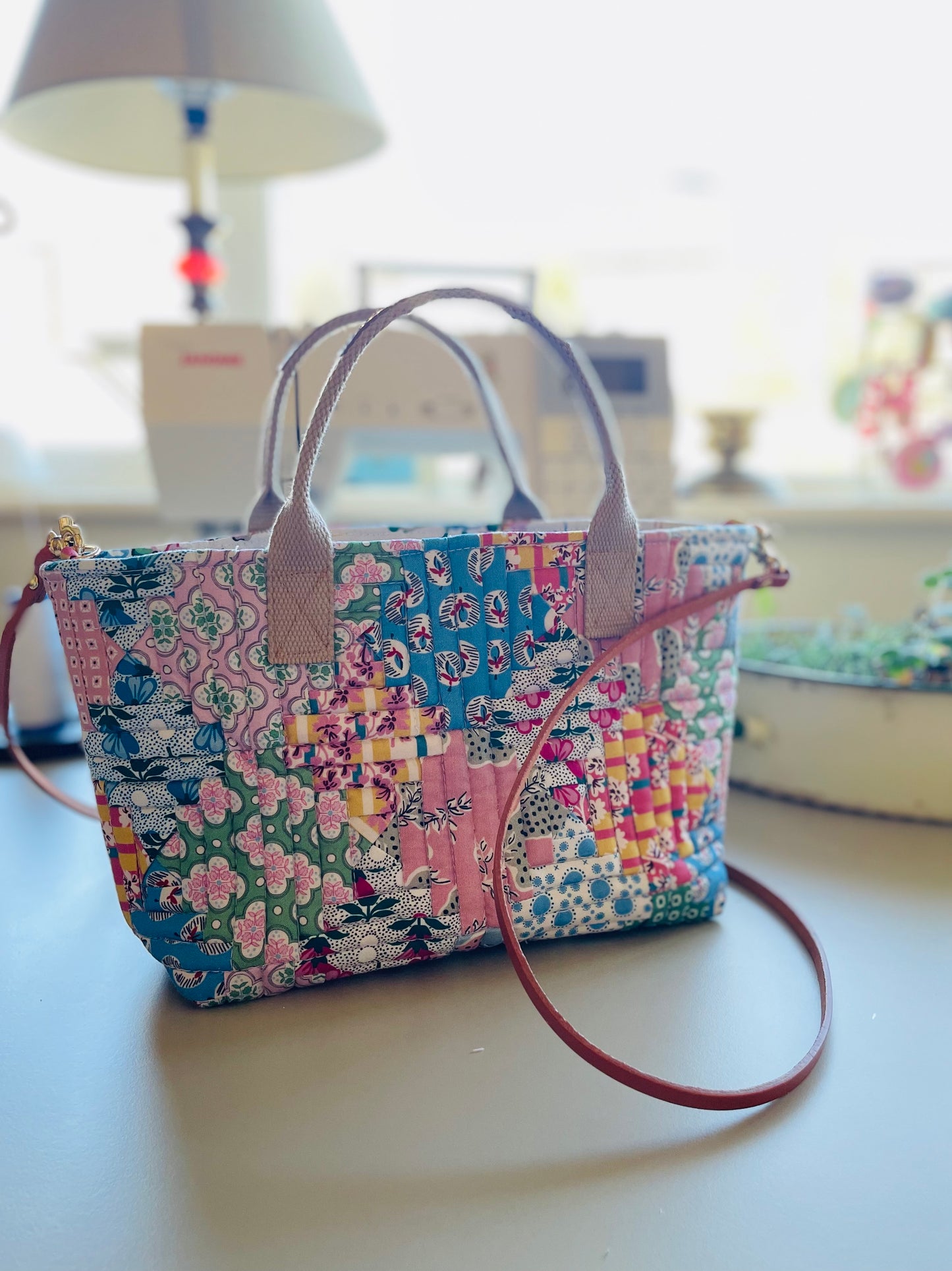 Sewing Kit - Forget-me-not Tote