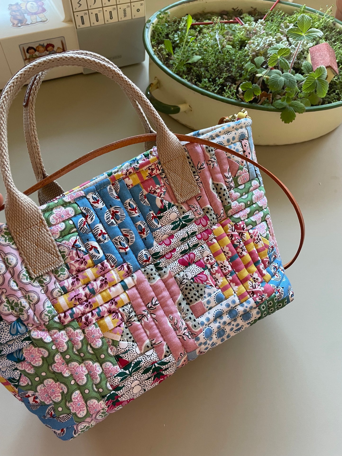 Sewing Kit - Forget-me-not Tote