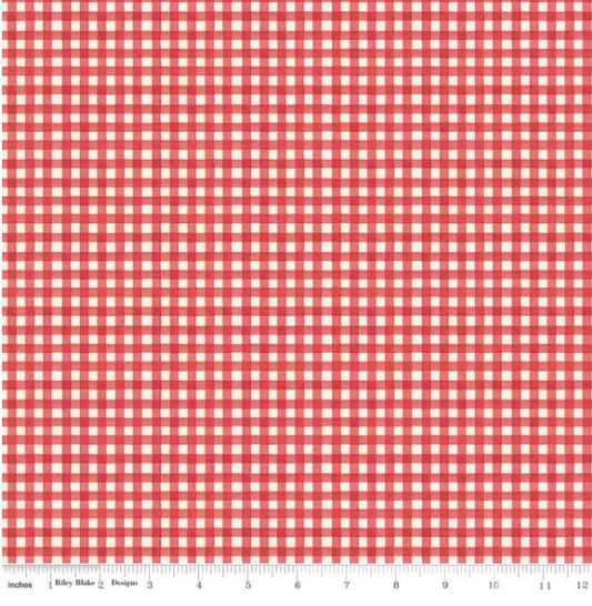 Cath Kidston® Signature Collection Gingham Red (C18375-RED)