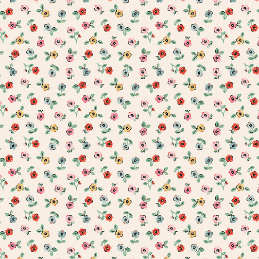 !! PRE ORDER !! CHERRY FLORALS - cream