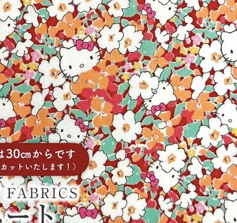 !! PRE Order! ! Liberty Japan & Hello Kitty - Hidden Gem (orange)