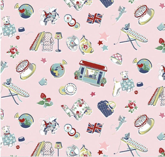 Cath Kidston® Signature Collection Icons Pink (C18371-PINK)
