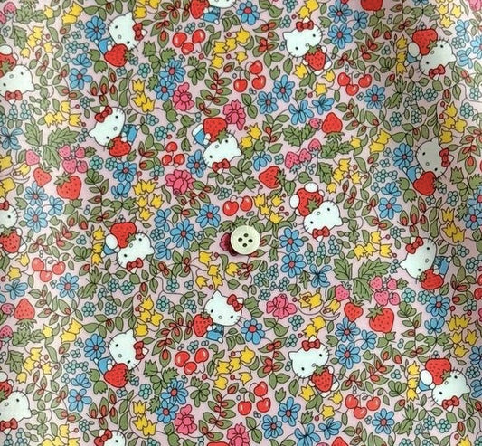 !! PRE Order! ! Liberty Japan & Hello Kitty - Strawberry Fields (pink)