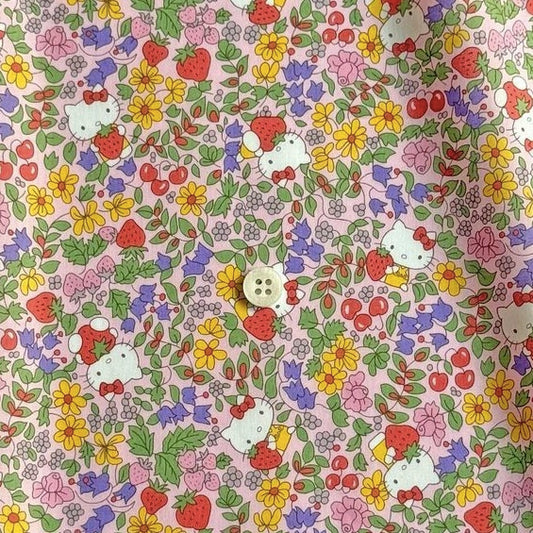 !! PRE Order! ! Liberty Japan & Hello Kitty - Strawberry Fields (pink/purple)