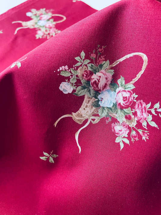 Rose Basket - Bordeaux