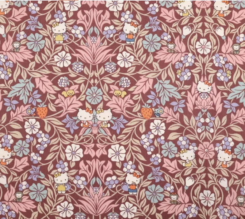 !!! PRE- ORDER !!! Liberty + Hello Kitty: William Morris style