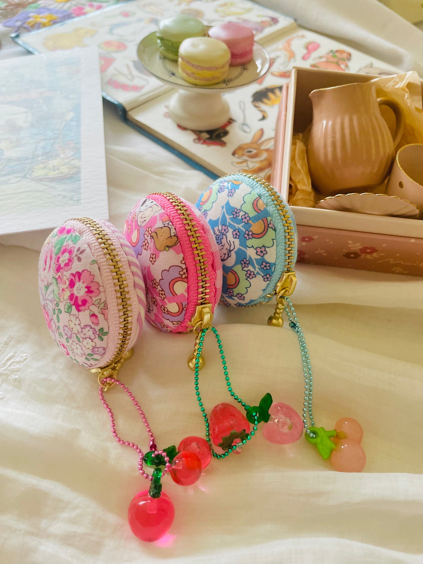 Sewing Kit - Mini Macaron Purse - Liberty + Snoopy Set