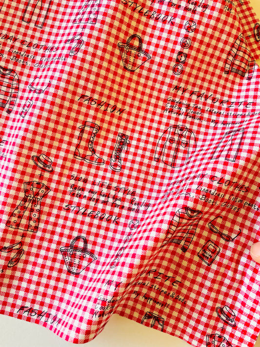 My Fashion - red gingham