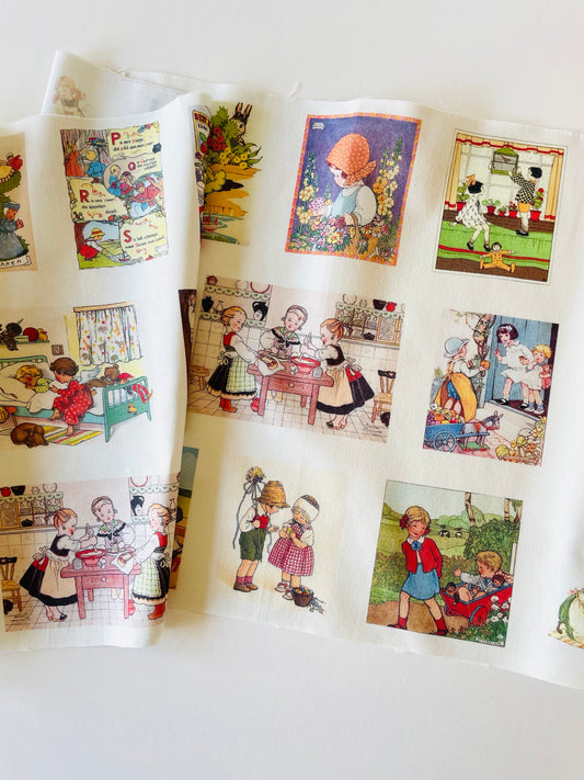 Nostalgic Postcards - Panel Fabric (35 pictures)