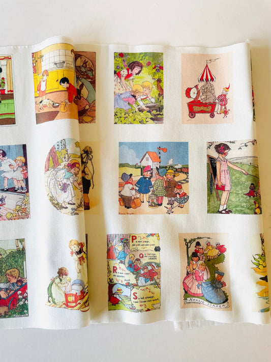 Nostalgic Postcards - Panel Fabric (35 pictures)