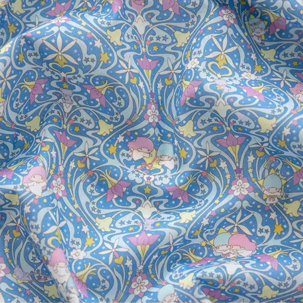 Liberty Japan - LittleTwinStar - Orchid Maze (light blue)