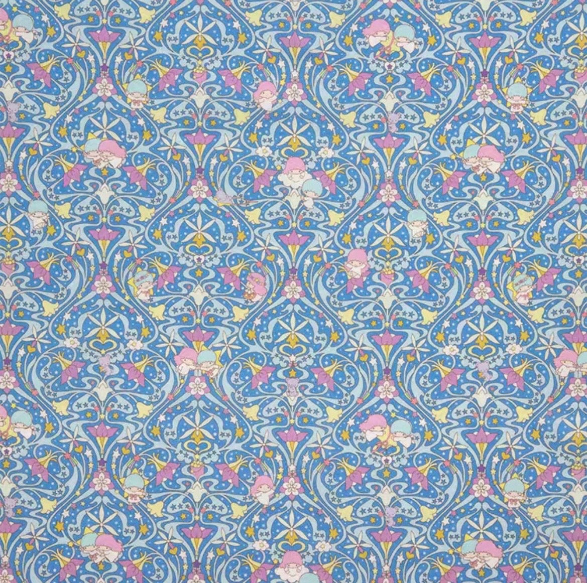 Liberty Japan - LittleTwinStar - Orchid Maze (light blue)