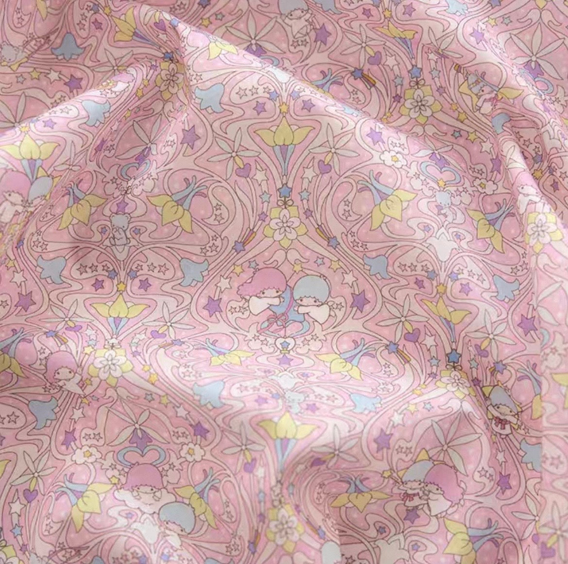 Liberty Japan - LittleTwinStar - Orchid Maze (pink)
